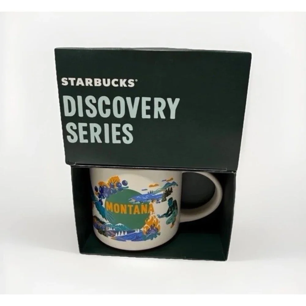 MONTANA Starbucks Discovery Series Collection 14oz Mug 14 Oz Rare New In Box - Picture 1 of 5